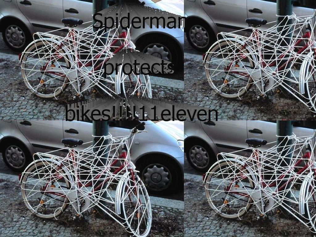 bikeprotectedbyspidey