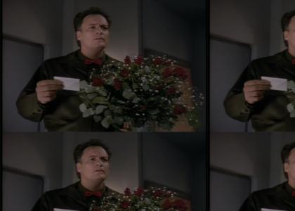 Picard receives flowers!
