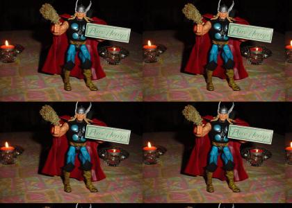 Thor Rolls a Joint