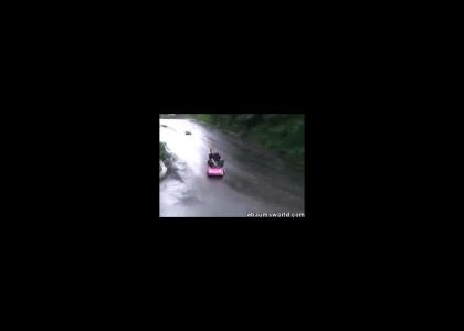 Epic power wheels maneuver