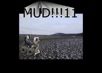 Stephen Hawking goes mud boggin'