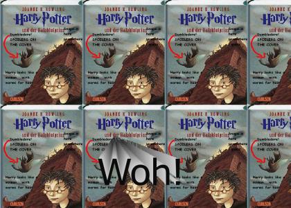 Dumbledore dies on german cover of book 6!