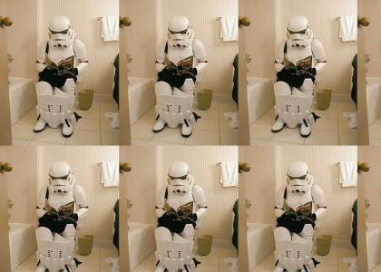 Stormtrooper Takes A Dump