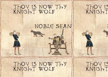 YOU'RE THE KNIGHT NOW WOLF!(medieval ytmnd)