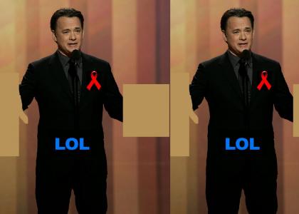 TOM HANKS GET AIDS AFTER AMPUTEE PRONS