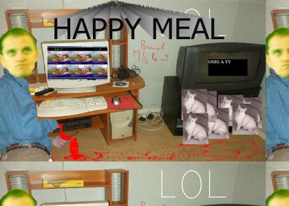 MAN IS ANGRY OVER HAPPY MEAL