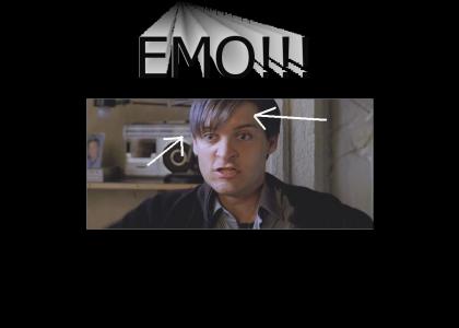Peter Parker is emo in Spiderman 3? (trailer pic)