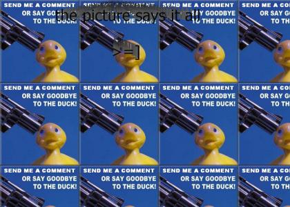 say goodbye to the duck
