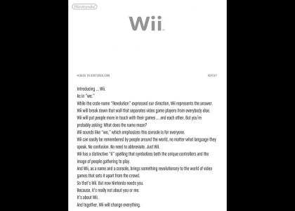 Wii Got the Internet Going Nuts