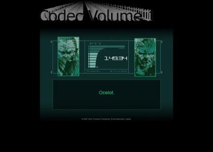 Metal Gear Solid Codec Volume 1