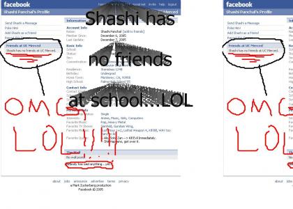 Shashi has no friends