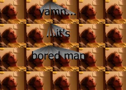 bored man