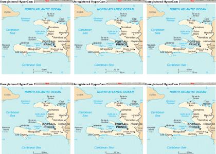 Live Haiti Earthquake footage from Space