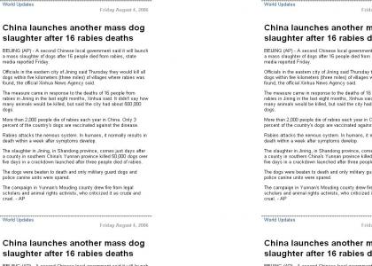 China Kills Puppies