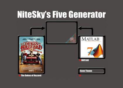 Nitesky's Five Generator