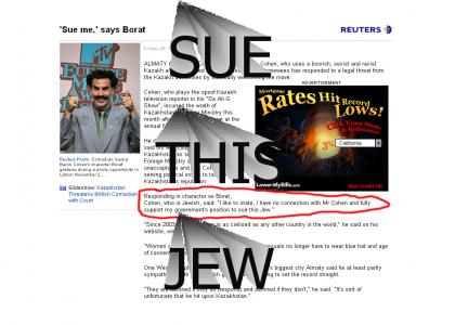Sue this jew!