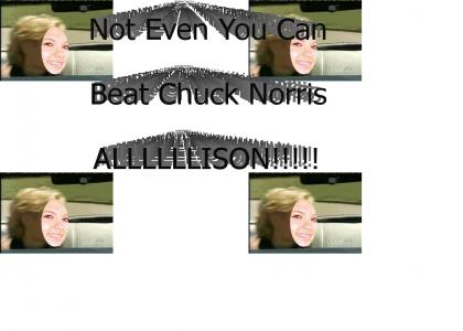 alison vs chuck norris