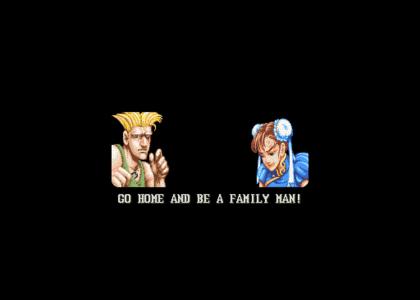 Guile gives Chun-Li Advice