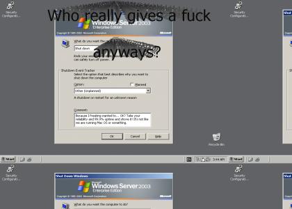 Windows Severe 2003