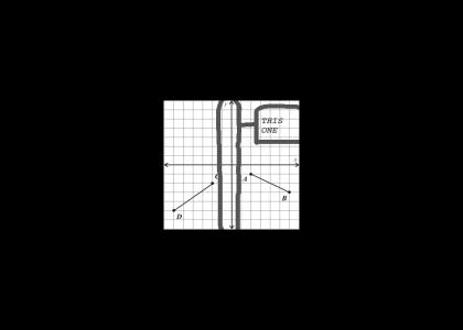 Which segment has the greater length? (math getting pwned)