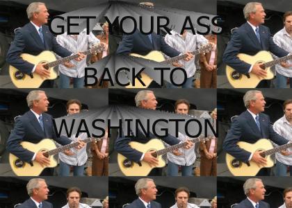 Get Your Ass Back To Washington, George...