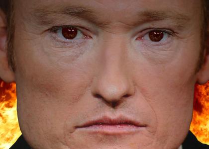 Conan stares into the pits of hell