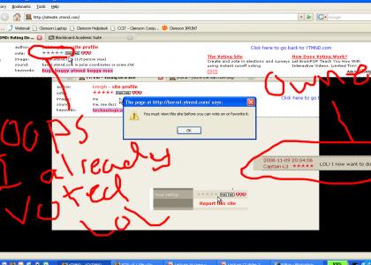YTYTYTMNDNDND: Voting on a Voting on a Voting on a site site site