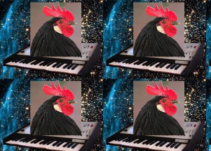 Giant Cock on a Keyboard in Space