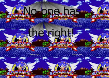 Sonic gives blunt advice