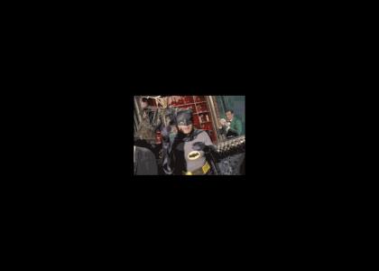 Batman dancing to MC Chris