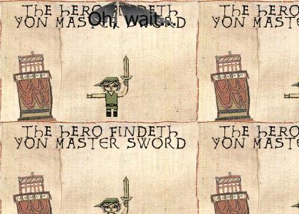 Medieval Link Finds the Master Sword