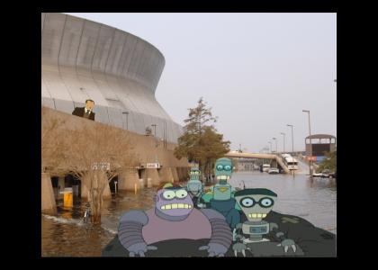 Robot House did Hurricane Katrina