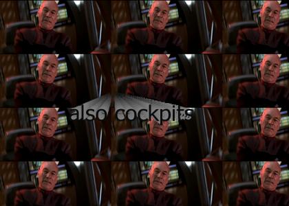 Picard is ridin' spinnaz