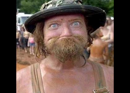 Redneck stares into your soul