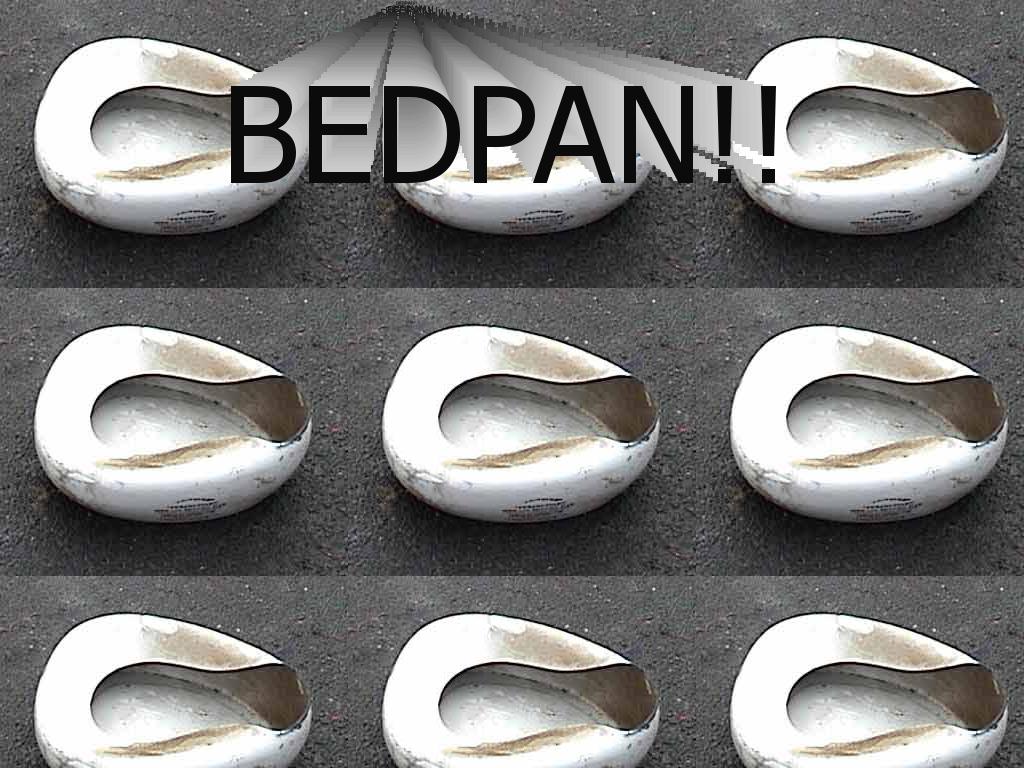 bedpan