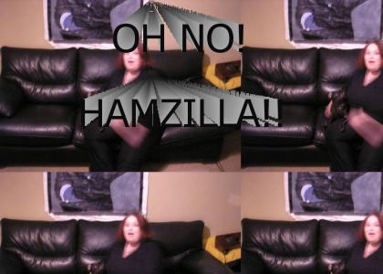 Hide your food its Hamzilla!