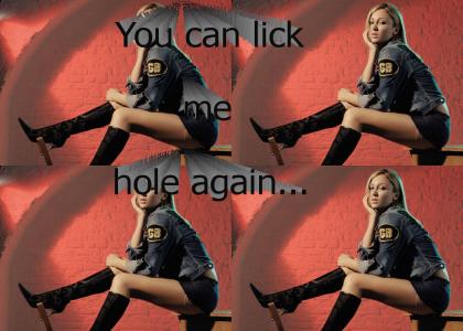 You can lick...
