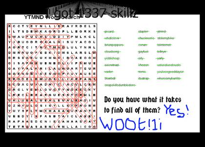 Word search done *spoiler*