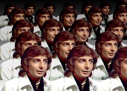 They've cloned Manilow... he's UNSTOPPABLE!!  (be patient - large sound)
