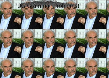 UG grammar problems