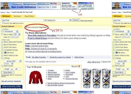 Ebay hates Gay Fuel