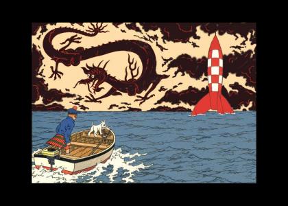 Tintin takes an acid trip