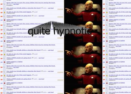 Picard is browsing YTMND forums at warp speed!!