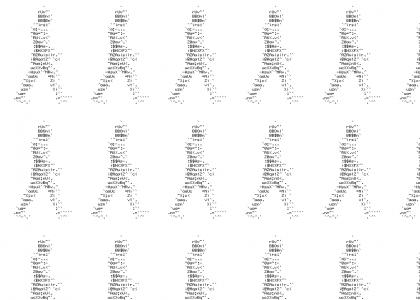 Forward-Walkin' ASCII Guy