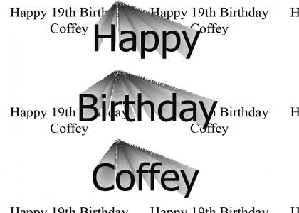 Happy Birthday Coffey
