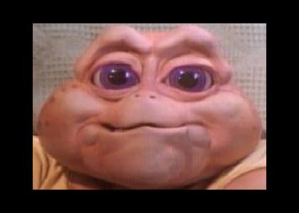 Baby Sinclair Stares into your soul