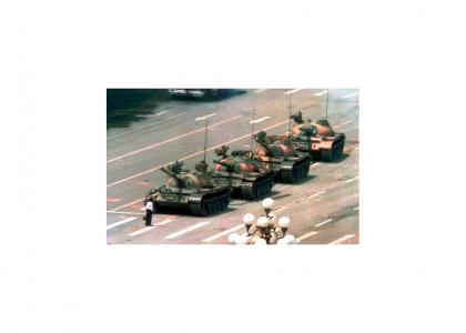 What was that guy in Tiananmen Square thinking?