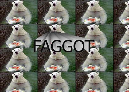 Faggot Polar Bear