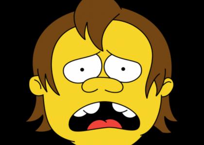 Nelson Muntz stares into your soul...  And sings to it.
