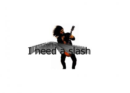 Slash plays some tasteful music
